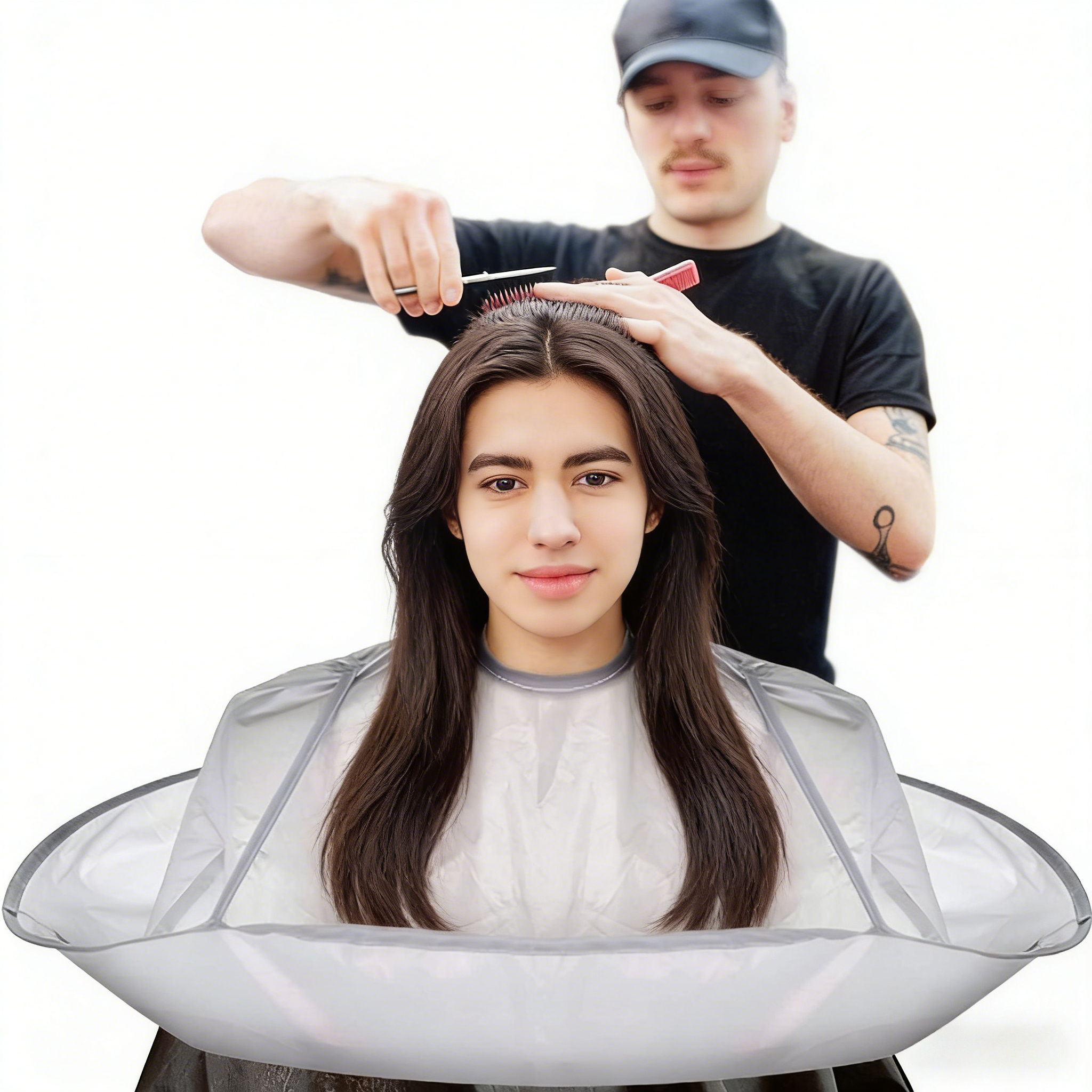 Hair Cutting Cape for All Ages - Home Barber incelemesi ve fiyatı