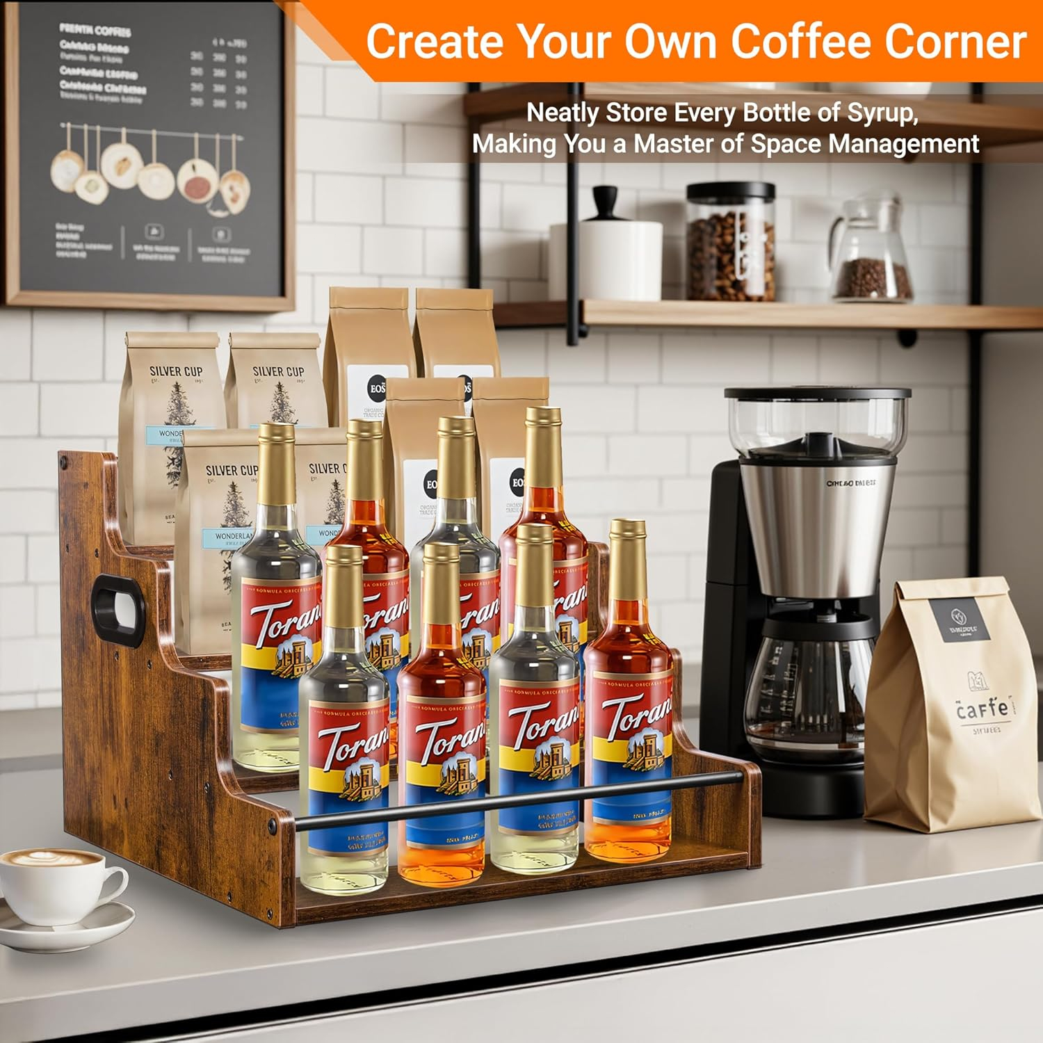Liquor Bottle Display Shelf, C - Home Bar Shelves incelemesi ve fiyatı