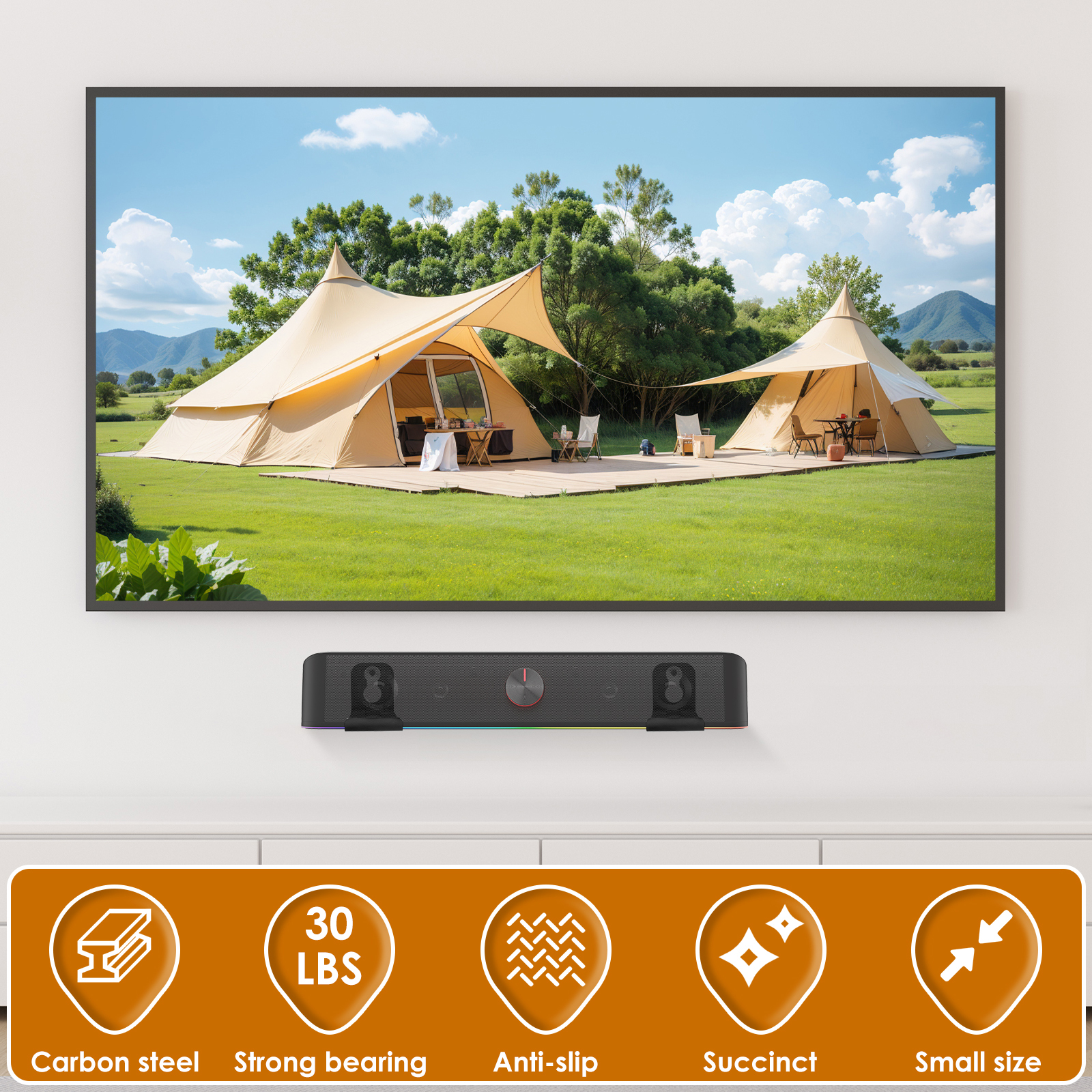 2Pcs Soundbar Speaker Stands W - Home Bar Set incelemesi ve fiyatı