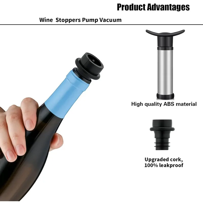 Wine Saver Vacuum Stoppers,Vac - Speed Pourer Cap incelemesi ve fiyatı