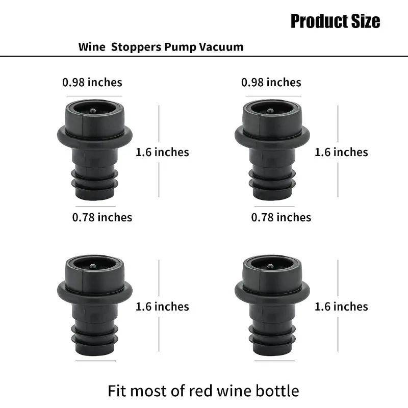 Wine Saver Vacuum Stoppers,Vac - Speed Pourer Cap incelemesi ve fiyatı