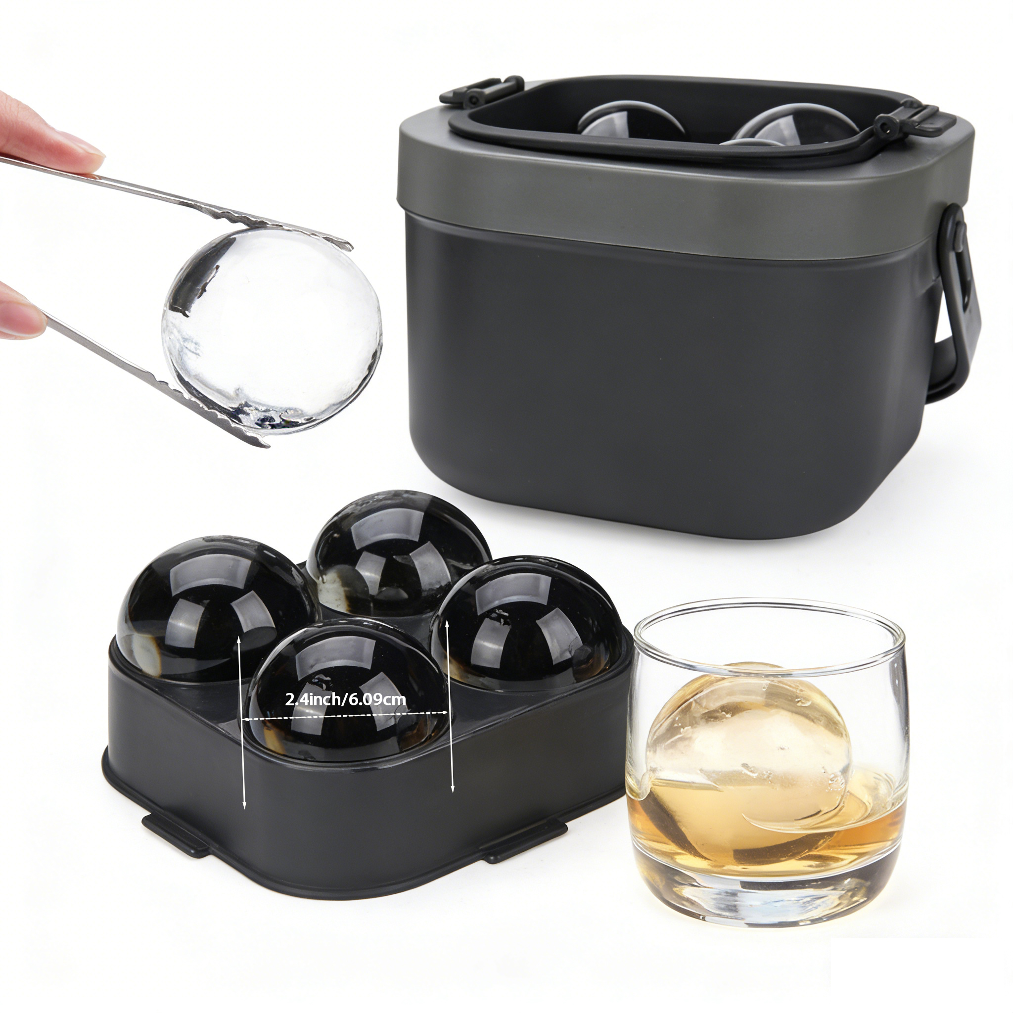 Crystal Clear Ice Ball Maker,  - Ice Mold Sphere incelemesi ve fiyatı