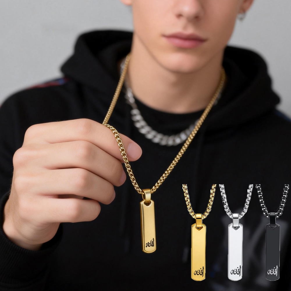 3D Bar Necklace, Cool Simple D - Bar Cart Gold incelemesi ve fiyatı