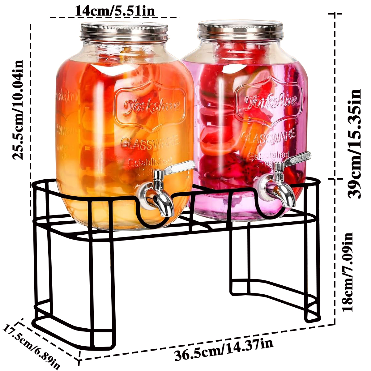 Drink Dispenser 2 Packs 1 Gall - Citrus Juicer Bar incelemesi ve fiyatı
