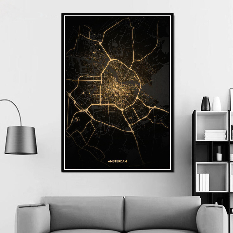 Poster Prints Amsterdam Tokyo  - Home Barcelona incelemesi ve fiyatı