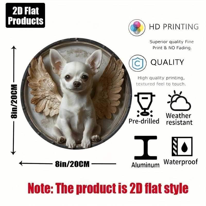 2D Flat, 1pc, Chihuahua Theme, - Home Bar And Coffee incelemesi ve fiyatı