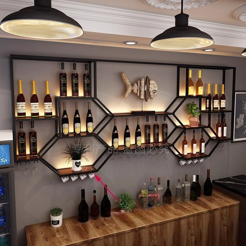 Metal Shelves Wine Cabinet Liv - Home Bar Shelves incelemesi ve fiyatı