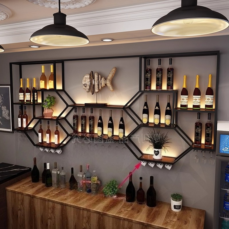 Metal Shelves Wine Cabinet Liv - Home Bar Shelves incelemesi ve fiyatı