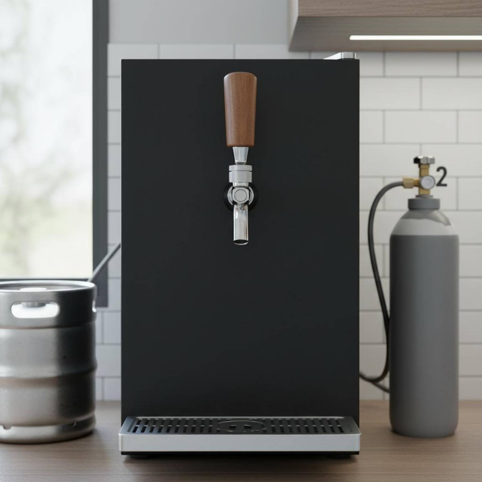 Short Wooden Beer Handle Solid - Home Bar Accessories incelemesi ve fiyatı