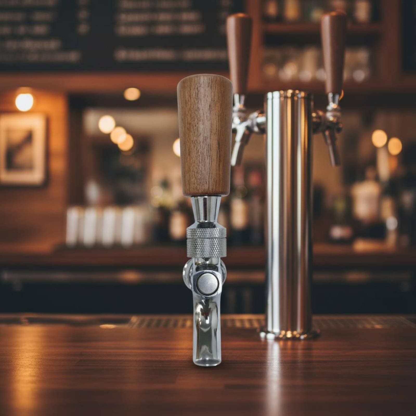 Short Wooden Beer Handle Solid - Home Bar Accessories incelemesi ve fiyatı