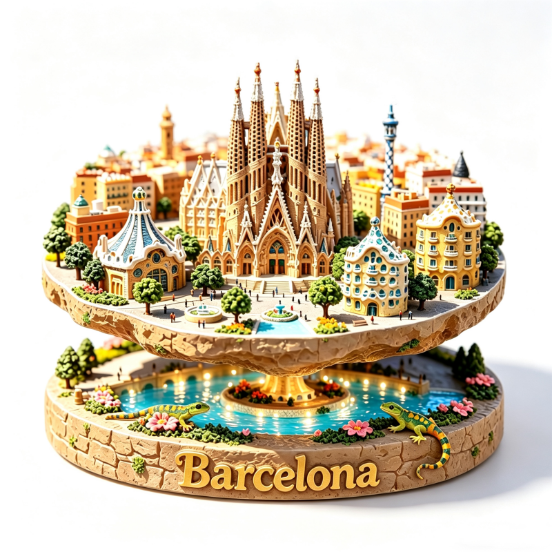 Spain Metal Fridge Magnets Bar - Home Barcelona incelemesi ve fiyatı