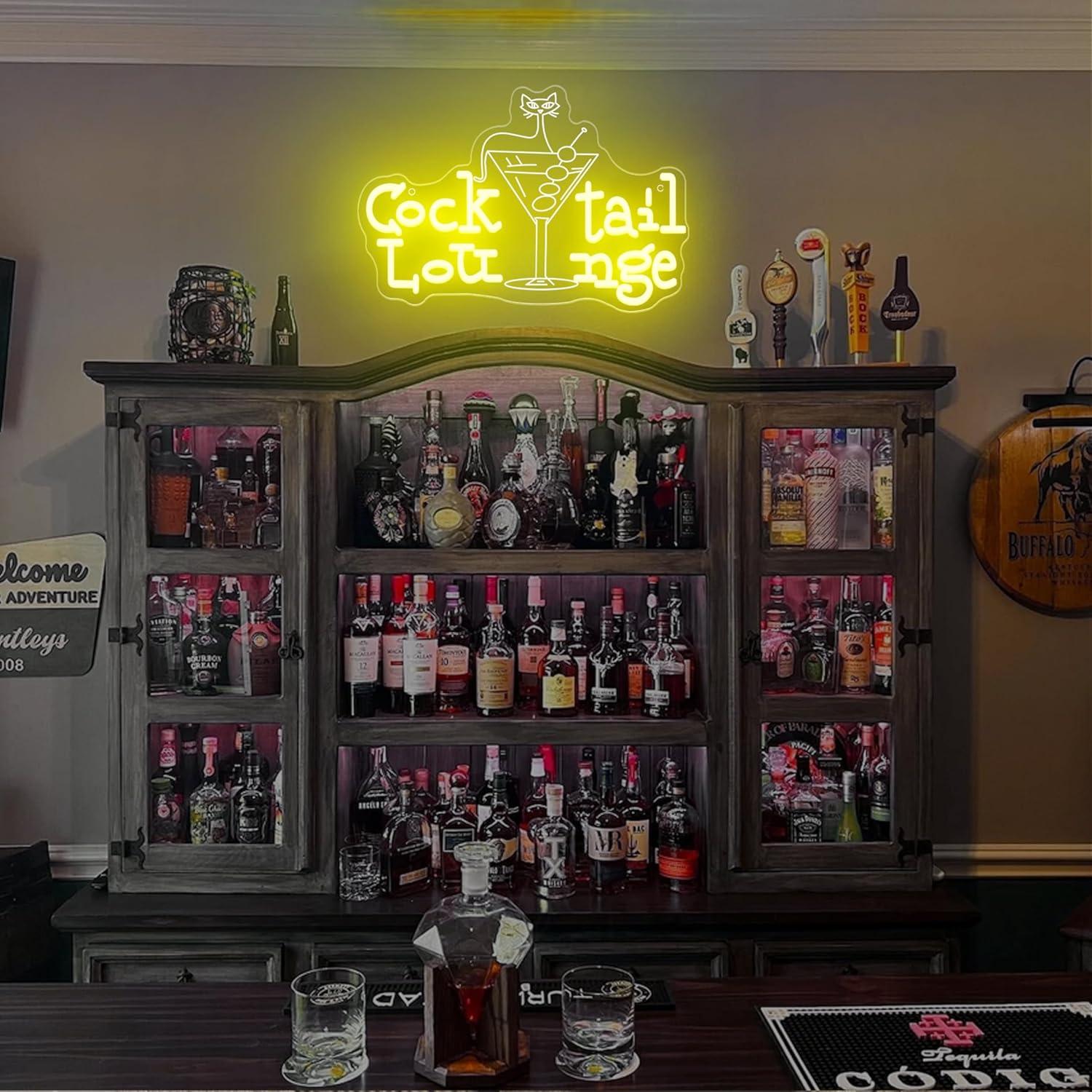 Cocktail Lounge Neon Sign Dimm - Home Bar Signs incelemesi ve fiyatı