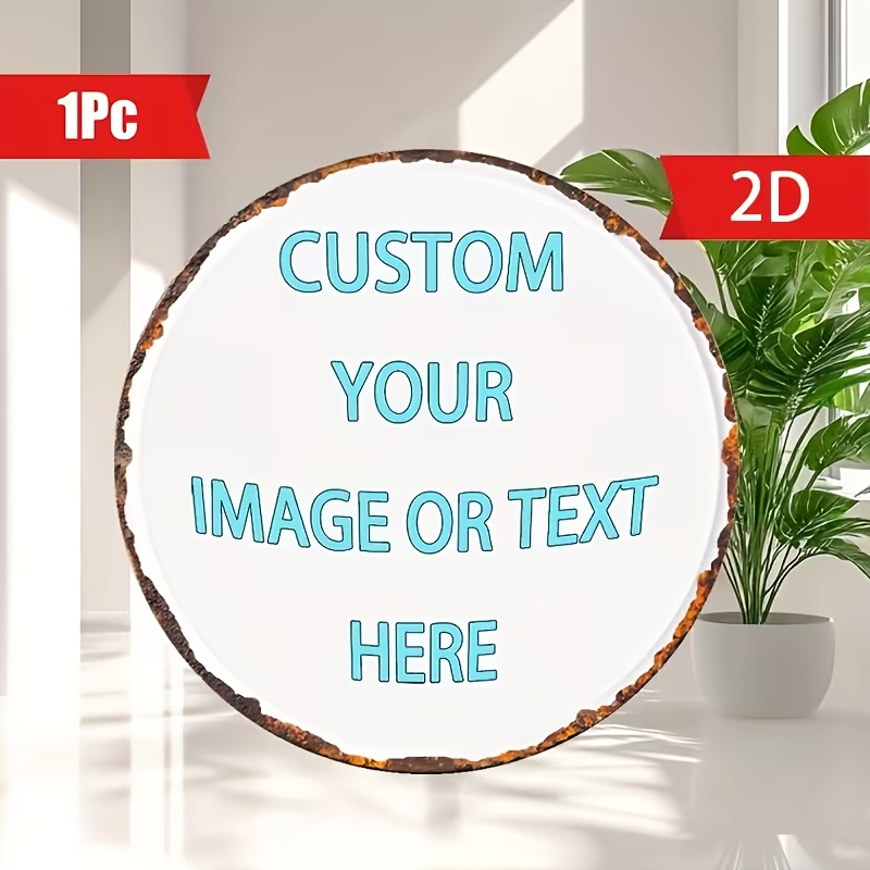 Custom Round Metal Tin Sign, P - Home Bar Signs incelemesi ve fiyatı